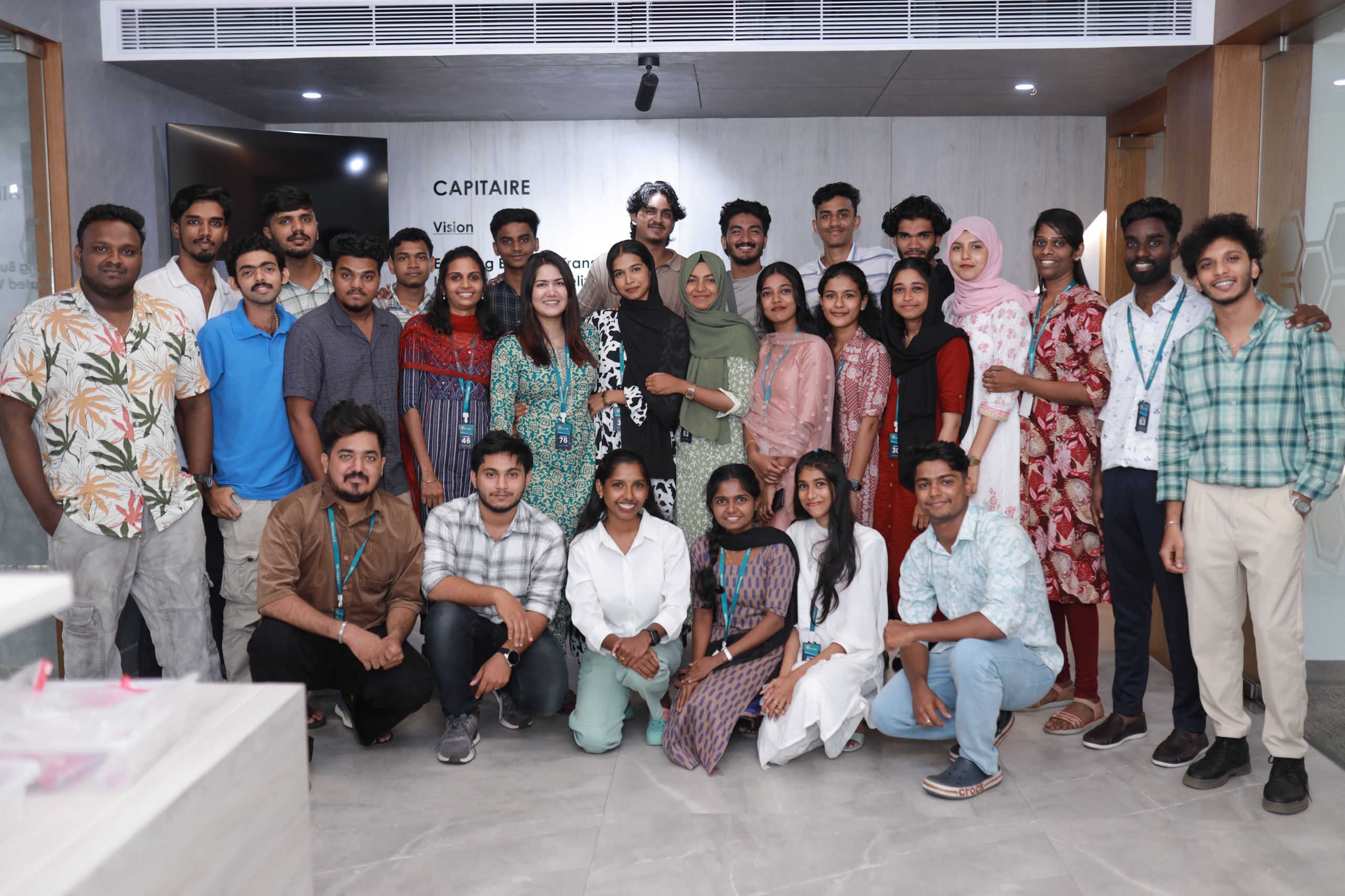 Students at Capitaire batch
