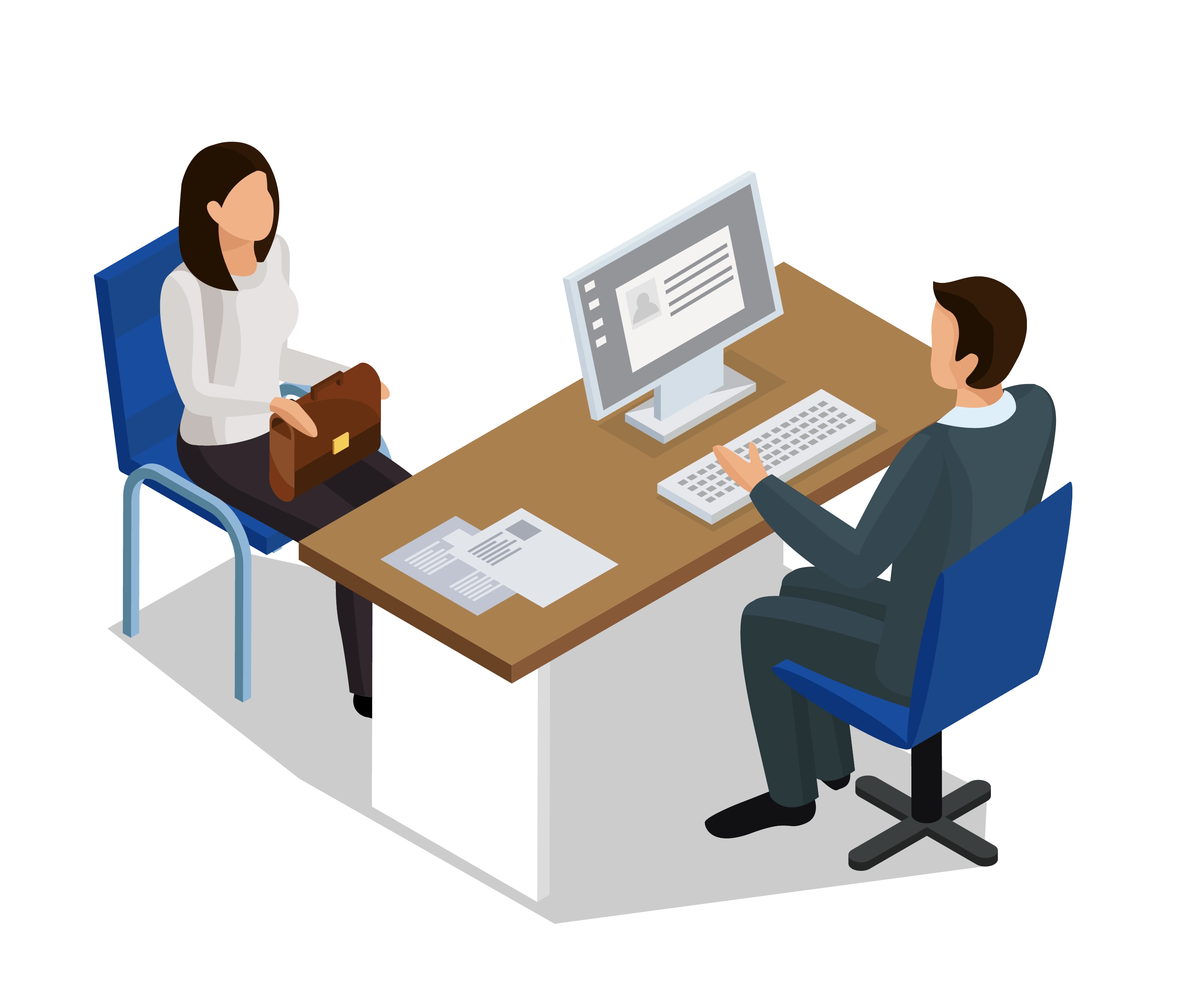 Mock interview illustration